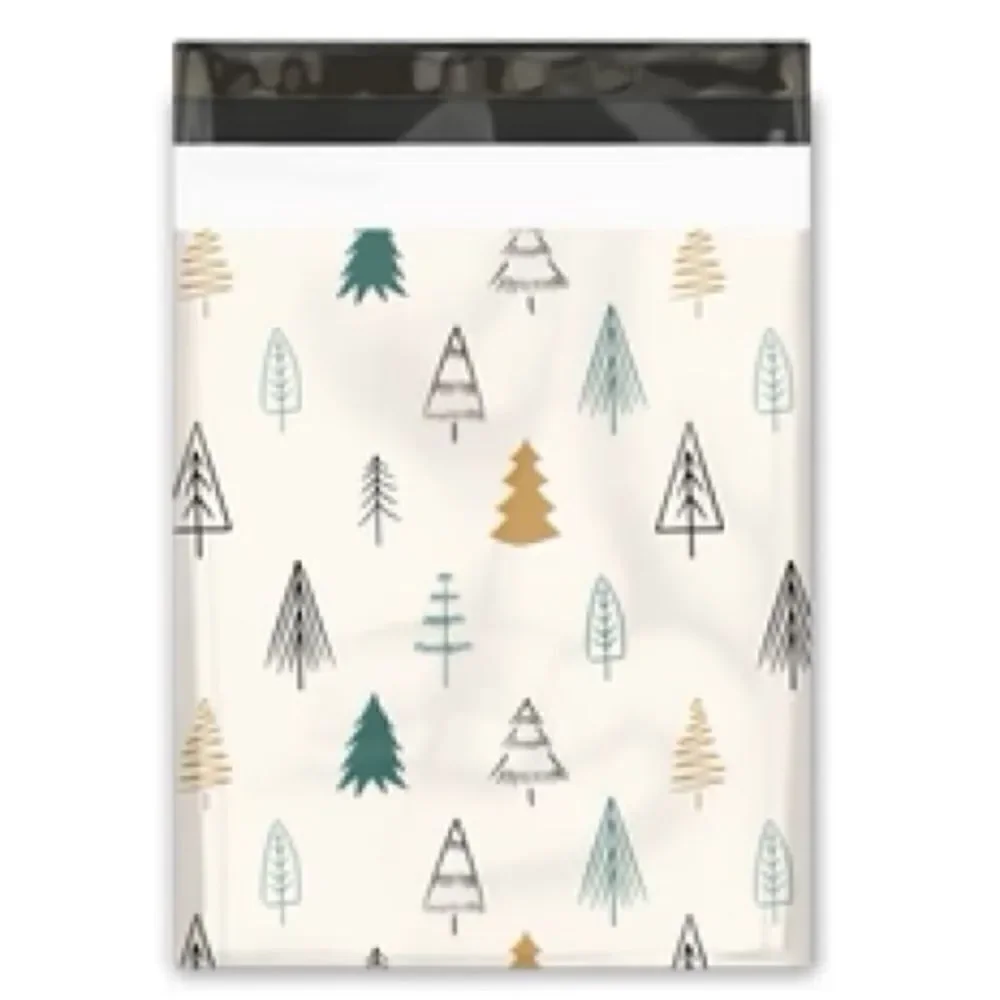 Poly Mailers Mix Xmas 35 poly mailers 35 stickers